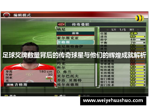 足球奖牌数量背后的传奇球星与他们的辉煌成就解析